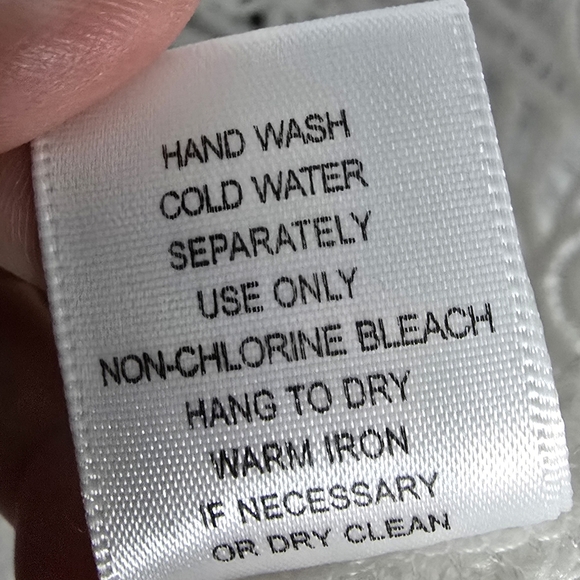 NWT Chris Mclaughlin Open Front Crochet Cardigan Womans Size XL White - Picture 5 of 6